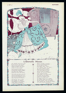 L'Éternelle Manon, 1912 - Umberto Brunelleschi, Text by Georges Delaquys