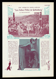 Les Jolies filles de Gottenberg 1912 Jane Delyane, Moulin Rouge
