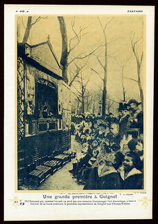 Guignol (Marionette) 1913 ''Une Grande Première à Guignol'' M. Poincaré
