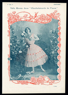 Yetta Rianza 1913 ''Chuchotements de Fleurs'' Photo Cl. Félix