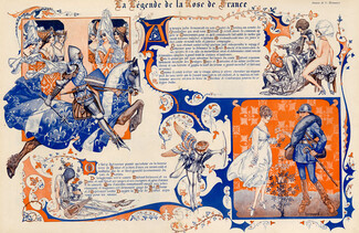 Herouard 1917 Medieval Costumes Rose de France