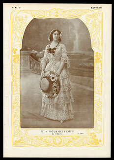 Maria Koustnetzoff 1911 Russian Opera Singer