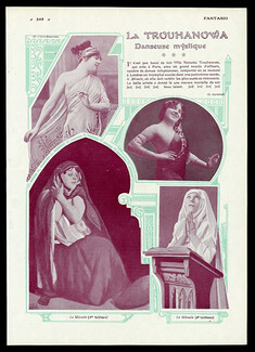 Natacha Trouhanowa 1911 ''Danseuse Mystique'' Russian Dancer