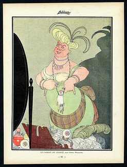 Gerda Wegener 1915 ''Le Cadeau du Fiancé'' German fashion caricature