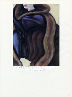 Azzedine Alaia 1985 Zibeline Fur, Nadja, Fashion Illustration