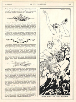 George Barbier 1915 Naval idyll Triton Mythology