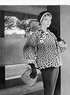 Jeanne Lanvin Castillo 1957 Fur Coat