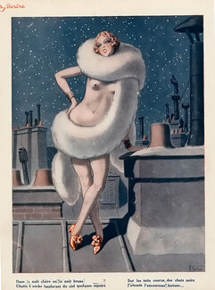 Armand Vallée 1931 Nude Fur