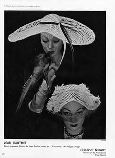 Jean Barthet (Millinery) 1952 Hats