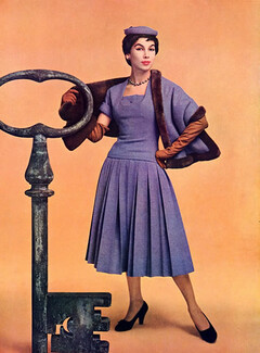 Christian Dior 1954 Fashion Photography