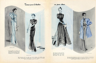Jacques Demachy 1946 Evening Gowns