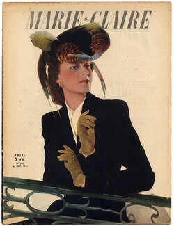 Marie Claire 1942 N°260 Collections René Gruau