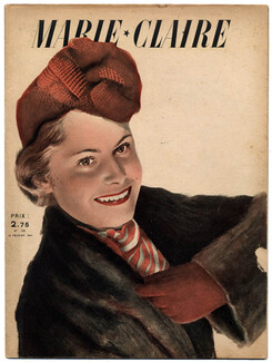 Marie Claire 1941 N°186 René Gruau, 28 pages