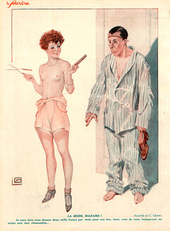 Georges Léonnec 1932 Topless