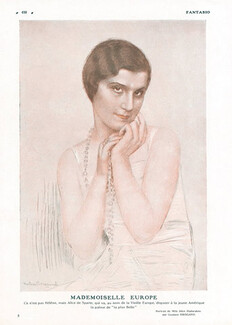 Brisgand 1930 Miss Europe Mlle Alice Diplarakou