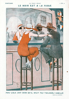 René Giffey 1926 ''Le Noir est à la Mode'' Bar