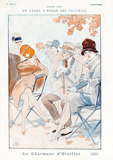 Louis Vallet 1926 ''Le Charmeur d'Oiselles'' Jardin des Tuileries