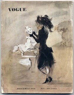 Vogue Paris 1946 Winter Lila de Nobili