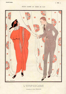 Gerda Wegener 1915 Elegant Fashion Coat