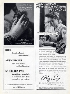 Peggy Sage (Cosmetics) 1940 Nail Polish