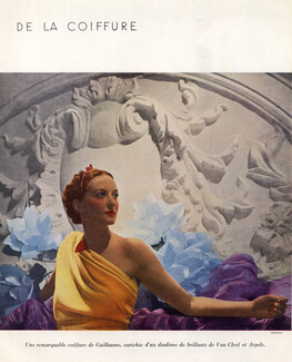 Van Cleef & Arpels 1935 Tiara, Guillaume Hairstyle, Harry Meerson