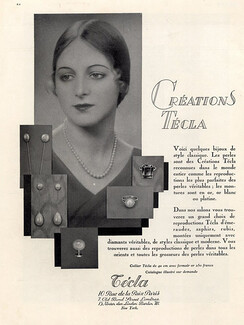 Técla 1929 Pearls Portrait