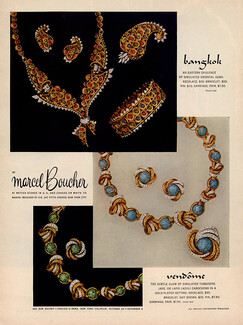 Marcel Boucher 1956 Set of Jewels Oriental Gems