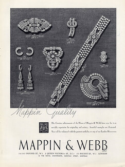 Mappin & Webb 1937 Jewels Diamond
