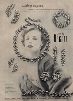 Bogoff 1954 Jewels Necklace Bracelet