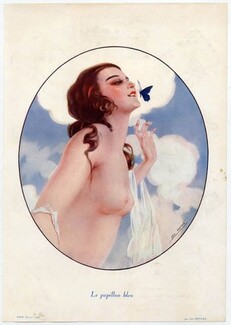 Leo Fontan 1928 Le Papillon Bleu - Butterfly