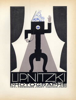 Lipnitzki (Photographer) 1928 Lithograph PAN P.Poiret Lucien Boucher