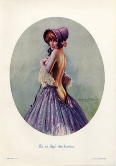 Maurice Milliere 1928 En un Style dix-huitième, 18th Century Costumes