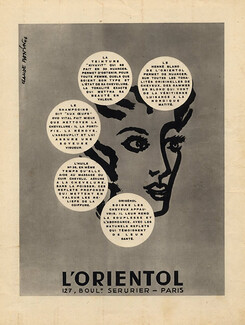 L'Orientol L'Oréal (Hair Care) 1947 Claude Bonin