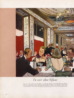 Restaurant Véfour 1946 Pierre Mourgue
