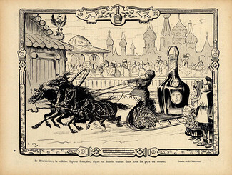 Bénédictine 1913 Russian, Russia Horse, Lucien Métivet