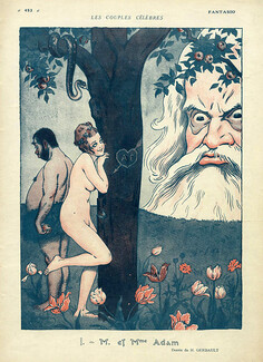 Henry Gerbault 1919 Adam & Eve, Nude