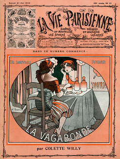 Edouard Touraine 1910 La Vagabonde (Colette Willy) Gypsy Making-up