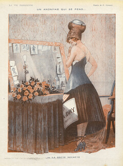 Georges Léonnec 1918 Costume Disguise "champagne" Cabaret Music Hall