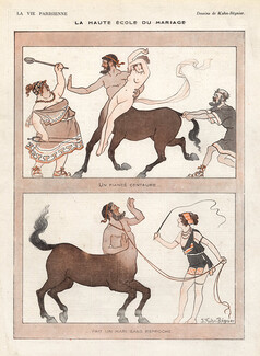 Joseph kuhn Régnier 1918 Centaure, Nude, Mythology