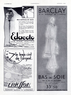Barclay (Stockings) 1930 Silk Goursat