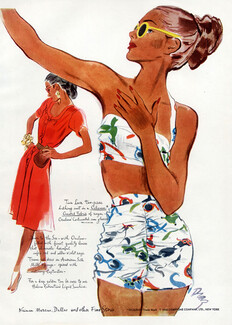Comptone 1947 Bathing Suit, Swimwear