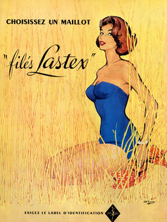 Filés Lastex (Swimwear) 1958