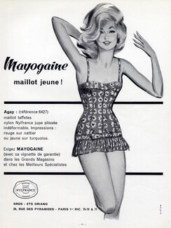 Mayogaine (Swimwear) 1960 Ets Oriano, Pin-up, Pinup