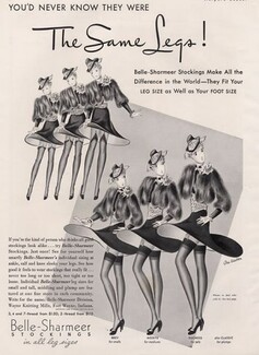 Belle-Sharmeer (Stockings Hosiery) 1938 Ora Walker