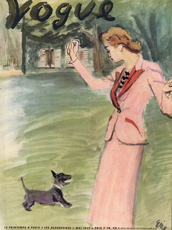 Eric 1937 Cover Vogue Spring Dog