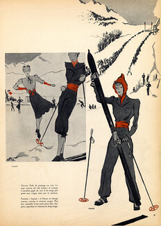Hermès (Sportswear) 1938 Ice Skating Dress Jumpsuit