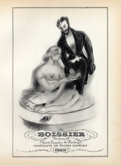 Boissier (Candy Store) 1928 Lithograph PAN Paul Poiret, Opera House