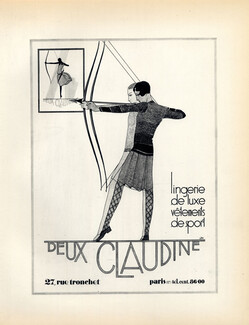 Deux Claudine (Sport fashion) 1928 Libis