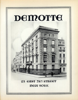 Demotte (Shop New York) 1928 Lithograph PAN Paul Poiret