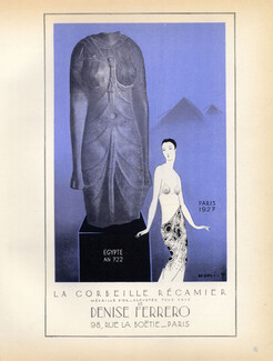 Denise Ferrero 1928 La Corbeille Récamier, Wurci